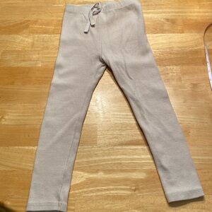 Zara kids leggings tan color, 3-4 years.